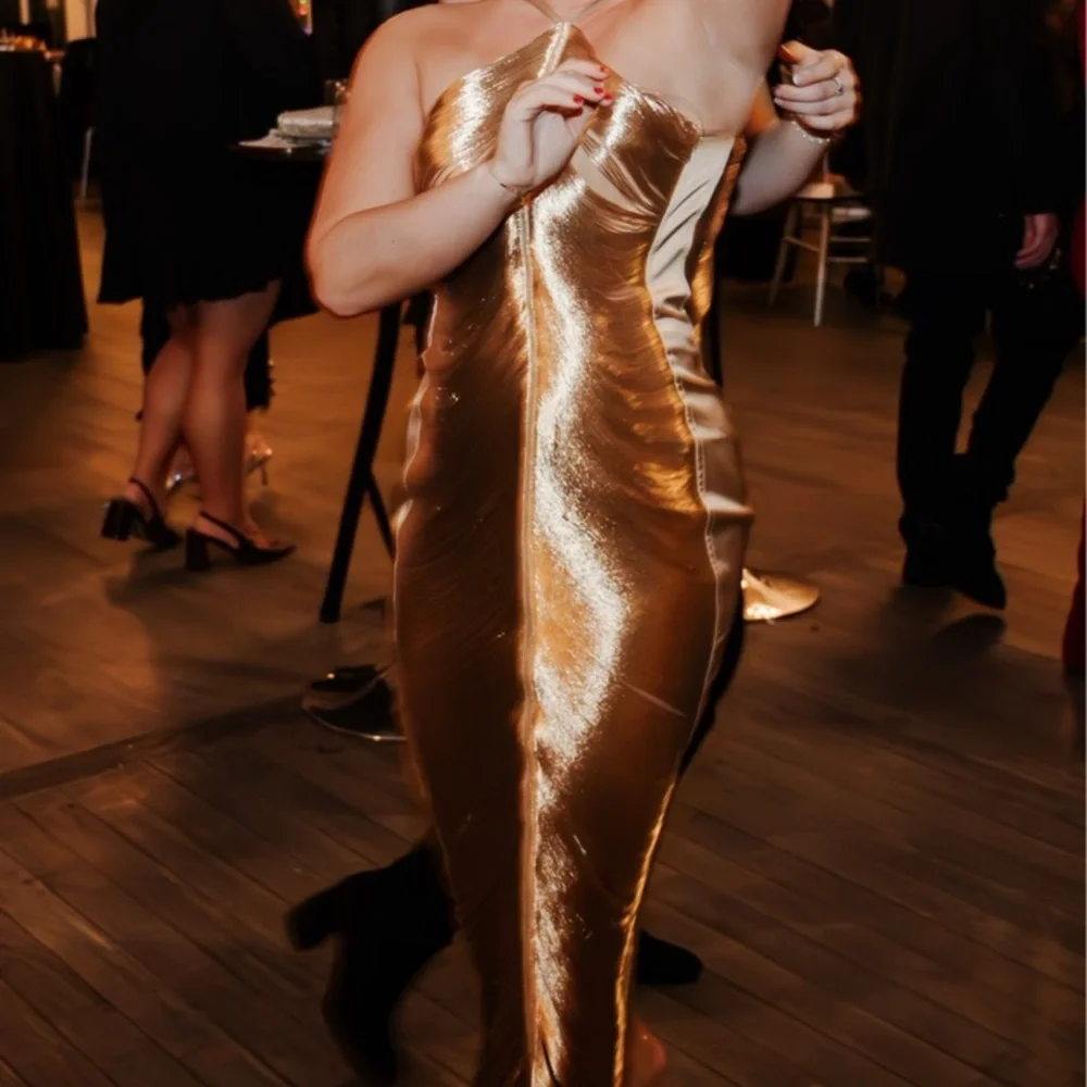 Cult Gaia Gold Renata Dress - Picture 5 of 7